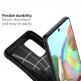 Spigen Rugged Armor Case - тънък качествен силиконов (TPU) калъф за Samsung Galaxy A71 (черен) thumbnail 3