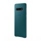 Samsung Leather Cover EF-VG973LGEGWW - оригинален кожен калъф (естествена кожа) за Samsung Galaxy S10 (зелен) thumbnail