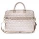 Guess Quilted Laptop Bag - луксозна дизайнерска чанта с дръжки и презрамка за преносими компютри до 15 инча (розово злато) thumbnail 2
