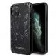 Guess Marble Case - дизайнерски кейс с висока защита за iPhone 11 Pro Max (черен) thumbnail