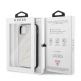 Guess Marble Glass Case - дизайнерски кейс с висока защита за iPhone 11 Pro Max (бял) thumbnail 7