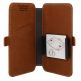 4smarts DALSTON Book Universal - универсален кожен кейс за смартфони до 5.1 инча (кафяв) thumbnail 2
