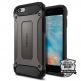 Spigen Tough Armor Tech - кейс с елементи от карбон и най-висока степен на защита за iPhone 6, iPhone 6S (сив-черен) thumbnail