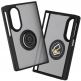 Хибриден удароустойчив кейс с пръстен против изпускане за Samsung Galaxy Z Fold8 - Techsuit Glinth Hybrid Case (черен-прозрачен) thumbnail 2