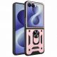 Хибриден удароустойчив кейс с пръстен против изпускане за Samsung Galaxy Z Flip8 - Techsuit CamShield Case (розово злато) thumbnail
