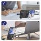 Хибриден удароустойчив кейс с вградена поставка за Samsung Galaxy Z Flip8 - Techsuit CamGuard Pro Case (червен) thumbnail 2