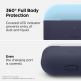 Elago Duo Hang Silicone Case - силиконов калъф с карабинер за Apple Airpods Pro (син-светлосин) thumbnail 4