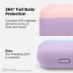 Elago Duo Silicone Case - силиконов калъф за Apple Airpods Pro (лилав-розов) thumbnail 4