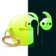 Elago Airpods Hook Cover with Carrying Pouch Case - силиконов калъф с карабинер и силиконови накрайници за Apple Airpods и Apple Airpods 2 (зелен-фосфор) thumbnail 2