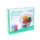 Omega Kitchen Scale With Bow - кухненска везна с купа за измерване на теглото на хранителни продукти (сребрист) thumbnail