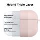 Elago Airpods Pro Liquid Hybrid Hang Case - твърд силиконов кейс с карабинер за Apple Airpods Pro (розов) thumbnail 2