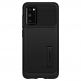 Spigen Slim Armor Case - хибриден кейс с отделение за кр. карти и най-висока степен на защита за Samsung Galaxy S20 (черен) thumbnail 8