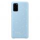 Samsung LED Cover EF-KG985CL - оригинален заден кейс, през който виждате информация от Samsung Galaxy S20 Plus (светлосин) thumbnail