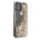 Guess Liquid Glitter Hearts Case - дизайнерски кейс с висока защита за iPhone 11 Pro (златист) thumbnail 3