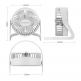 Orico Desktop USB Fan - настолен вентилатор (бял) thumbnail 3