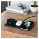 Satechi Trio Wireless Charging Pad - док станция и поставка за безжично зареждане на Qi устройства, Apple Watch и Apple AirPods (черен) thumbnail 2
