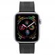 Spigen Retro Fit Band - кожена каишка за Apple Watch 42mm, 44mm (черен) thumbnail 2