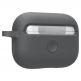 Spigen Airpods Pro Silicone Fit Case - силиконов калъф с карабинер за Apple Airpods Pro (тъмносив) thumbnail 5