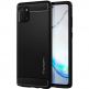 Spigen Rugged Armor Case - удароустойчив силиконов (TPU) калъф за Samsung Galaxy Note 10 Lite (черен) thumbnail