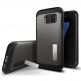 Spigen Tough Armor Case - хибриден кейс с най-висока степен на защита за Samsung Galaxy S7 Edge (тъмносив) thumbnail 3