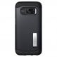 Spigen Slim Armor Case - хибриден кейс с поставка и най-висока степен на защита за Samsung Galaxy S7 Edge (черен-тъмносив) thumbnail 7