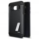 Spigen Slim Armor Case - хибриден кейс с поставка и най-висока степен на защита за Samsung Galaxy S7 Edge (черен-тъмносив) thumbnail 9