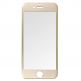 4smarts Second Glass Plus Aluminium Frame - комплект уред за поставяне и стъклено защитно покритие с алуминиева рамка за дисплея на iPhone 6, iPhone 6S (прозрачен-златист) thumbnail