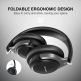 TeckNet BH922 Over-Ear Bluetooth Headphones - безжични блутут слушалки с микрофон за мобилни устройства (черен) thumbnail 5