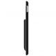 Macally Stand Pen Case - полиуретанов калъф и поставка с отделение за Apple Pencil за iPad 7 (2019) (черен) thumbnail 4