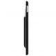 Macally Stand Pen Case - полиуретанов калъф и поставка с отделение за Apple Pencil за iPad 7 (2019) (черен) thumbnail 10