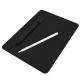 Macally Stand Pen Case - полиуретанов калъф и поставка с отделение за Apple Pencil за iPad 7 (2019) (черен) thumbnail 12