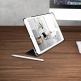 Macally Stand Pen Case - полиуретанов калъф и поставка с отделение за Apple Pencil за iPad 7 (2019) (черен) thumbnail 13