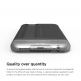 Elago S6 Glide Frosted Case - слайдър кейс и защитни покрития за дисплея и задната част за iPhone 6 (тъмносив-прозрачен) thumbnail 2