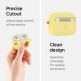 Spigen Ciel Color Fit Case - хибриден удароустойчив кейс с карабинер за Apple Airpods Pro (жълт) thumbnail 4