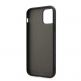 Guess Iridescent Leather Hard Case - дизайнерски кожен кейс за iPhone 11 Pro (сребрист) thumbnail 4