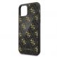 Guess 4G Double Layer Glitter Case - дизайнерски кейс с висока защита за iPhone 11 Pro (черен) thumbnail 3