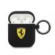 Ferrari Airpods Silicone Case - силиконов калъф с карабинер за Apple Airpods и Apple Airpods 2 (черен) thumbnail
