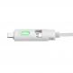Comma Light Dural 2 in 1 Cable - универсален кабел с Lightning и MicroUSB конектори (бял) thumbnail 3