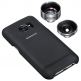 Samsung Lens Cover ET-CG930DB - оригинален кожен кейс с оптични лещи за Samsung Galaxy S7 (черен) thumbnail