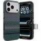 Удароустойчив кевларен кейс с MagSafe за iPhone 18 Pro Max, iPhone 17 Pro Max - Benks Magnetic Armor Pro Aurora Camera Control Button Kevlar Case 600D thumbnail