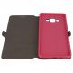Wallet Flip Case - кожен калъф, тип портфейл и поставка за LG K8 розов) thumbnail 5