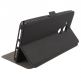 Wallet Flip Case - кожен калъф, тип портфейл и поставка за LG K8 (черен) thumbnail 5