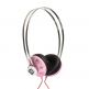 Jivo One Direction SnapCaps On-Ear Metal Band Headphones - слушалки за мобилни устройства (розови) thumbnail