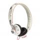 Jivo One Direction SnapCaps On-Ear Leather Band Headphones - слушалки за мобилни устройства (бели) thumbnail