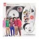 Jivo One Direction SnapCaps On-Ear Leather Band Headphones - слушалки за мобилни устройства (бели) thumbnail 2