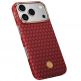 Кевларен кейс с MagSafe за iPhone 18 Pro, iPhone 17 Pro - Benks ArmorGrid ArmorAir Magnetic Kevlar Metal Frame Case 600D (red) thumbnail 2