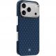 Кевларен кейс с MagSafe за iPhone 18 Pro, iPhone 17 Pro - Benks ArmorGrid ArmorAir Magnetic Kevlar Metal Frame Case 600D (blue) thumbnail 2