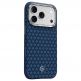 Удароустойчив кевларен кейс с MagSafe за iPhone 18 Pro Max, iPhone 17 Pro Max - Benks Magnetic Armor Grid Edge X9 Kevlar Metal Frame Case (blue) thumbnail 3