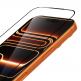 Калено стъклено защитно покритие за дисплея на iPhone 18 Pro, Phone 17 Pro - Benks Tempered glass Glass Warrior 2.0 AR-EZFita (черен-прозрачен) thumbnail 2