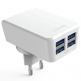 LDNIO DL-AC62 Power Charger 4,2A with 4 USB Slots - захранване с 4 USB изхода и мощност 4.2А (бял) thumbnail